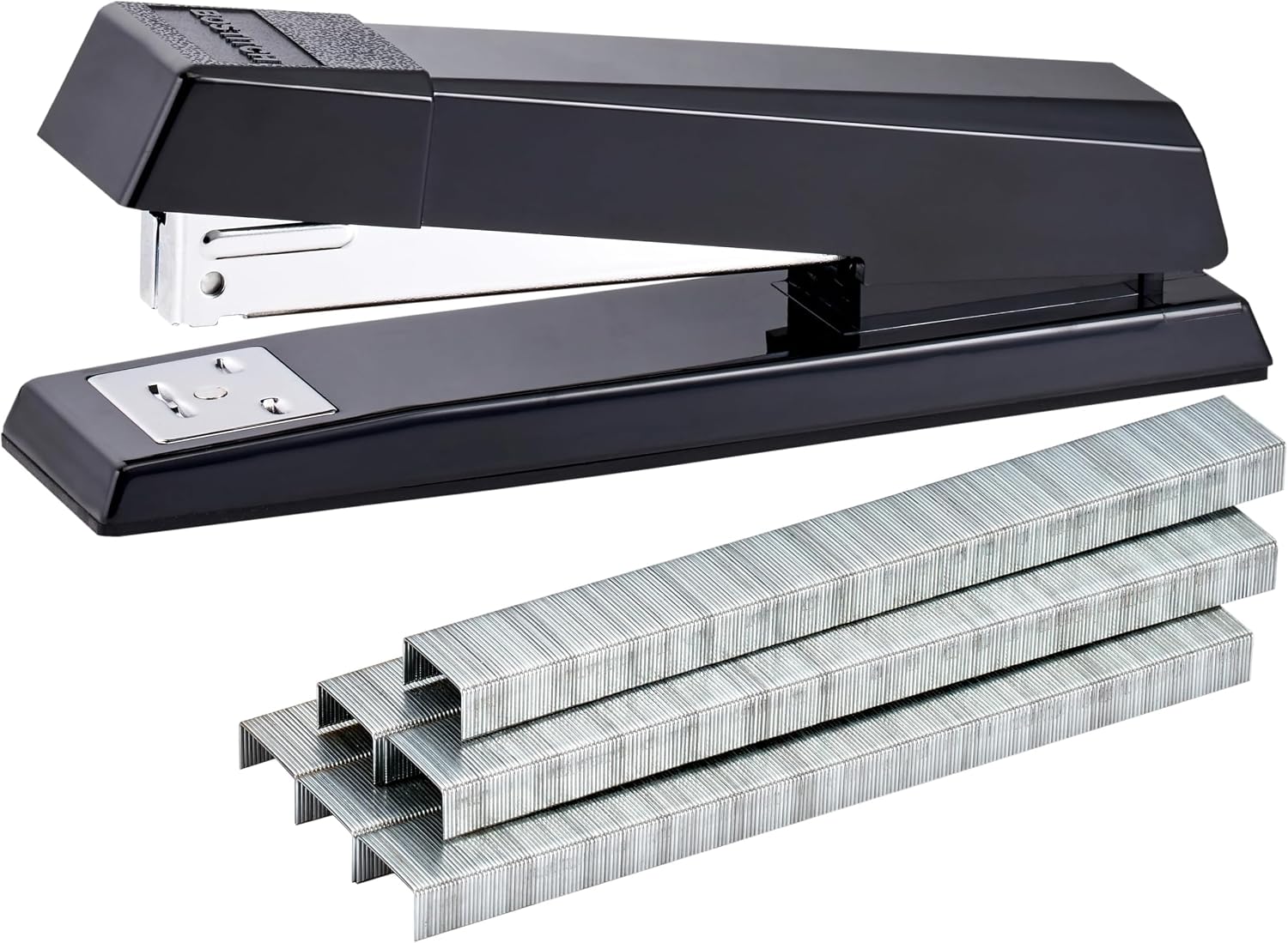 Bostitch Office Stapler,No-Jam Premium for Desktop,Includes 1,250 Staples,Full-Strip,25 Sheet Capacity,Black,(Pack of 12)