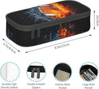 Kids Pencil Pouch for Boys, Football Pencil Case - Image 3