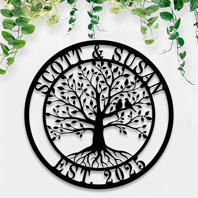 Personalized Tree of Life Metal Sign, Custom Metal Signs, Tree of Life by HZYCYYFC