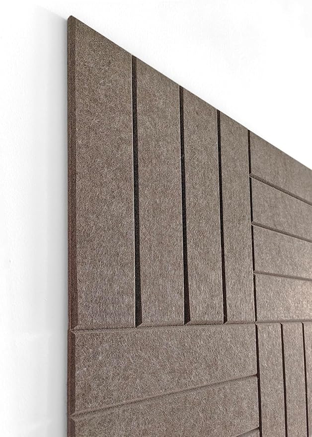 DECORITA Felt Bulletin Board Tiles | Modern Cork Board Alternative | Large Cork - Image 2