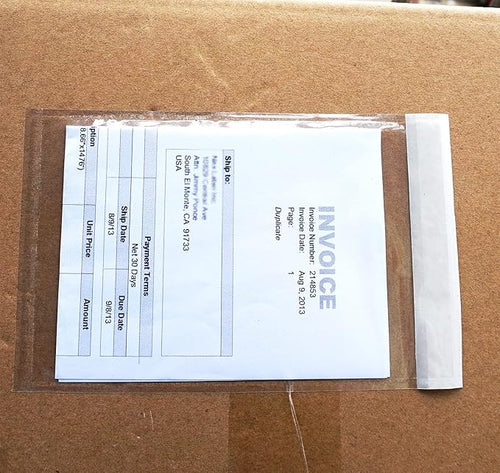 1000 Pcs Premium 4.7''x7.5'' Packing List Envelope, Tailored Size - Image 2