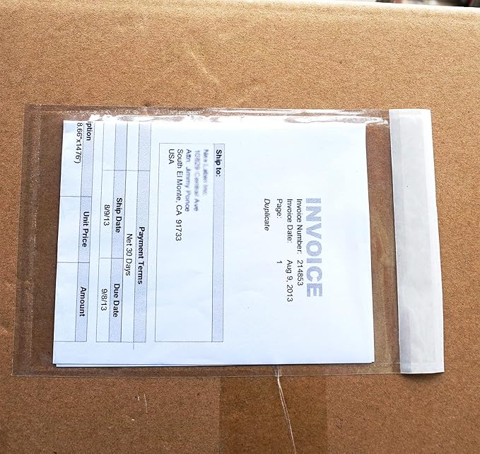 Premium 4.7''x7.5'' Packing List Envelopes, Tailored Size - Image 2