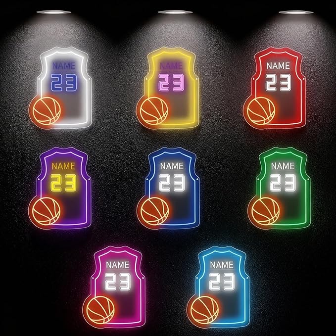 Custom Basketball Jersey Neon Signs - Image 5