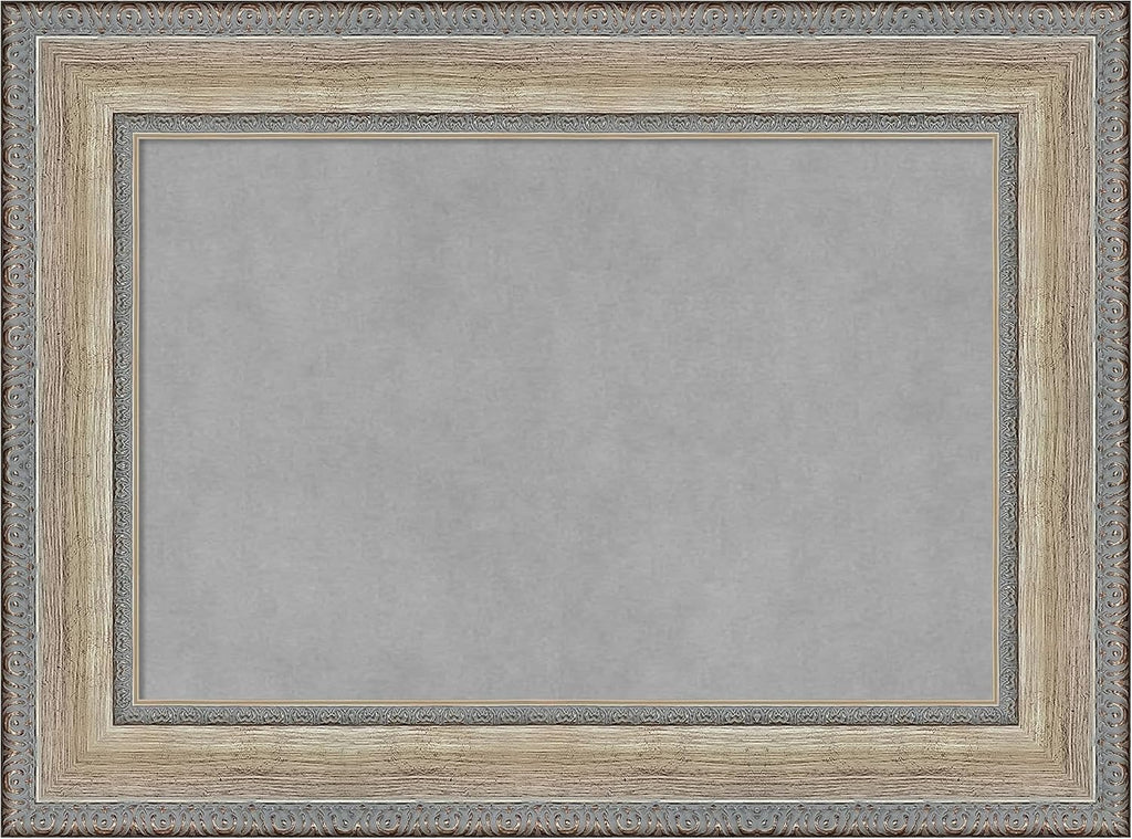 Amanti Art Silver Framed Magnetic Board 17x23 Small Vision Board