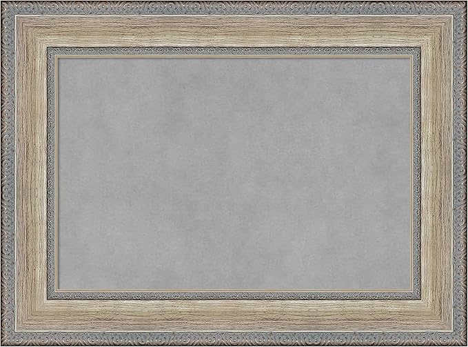 Amanti Art Silver Framed Magnetic Board 17x23 Small Vision Board by AmantiArt