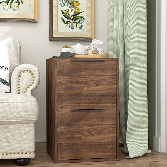 FATIGOS 2 Drawer File Cabinets, Wood File Cabinet - Image 2
