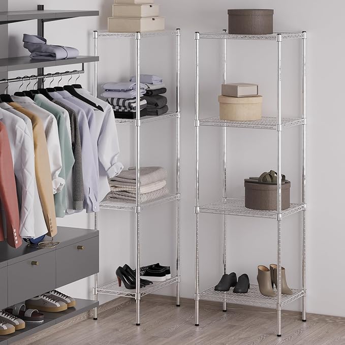 Regal Altair 18" Deep x 24" Wide x 74" Height Wire Shelving Kit | 4-Tier | NSF - Image 5