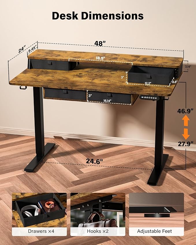 FiCiHi Electric Standing Desk - Image 2