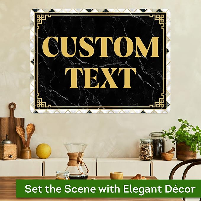 Custom Sign, Custom Street Sign, 11 Font Colors, 13 Font Styles, 4 Hole Options - Image 4