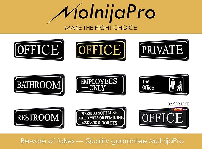 The Office sign for door or wall — Main office signs — quick easy installation - Image 5