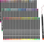 Tebik 80 Pack Planner Colored Pens, 72 Colors Drawing Pens by Tebik