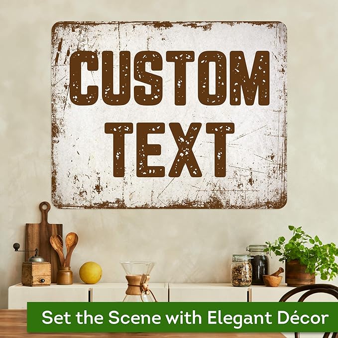 Custom Sign, Custom Street Sign, 11 Font Colors, 13 Font Styles, 4 Hole Options - Image 4