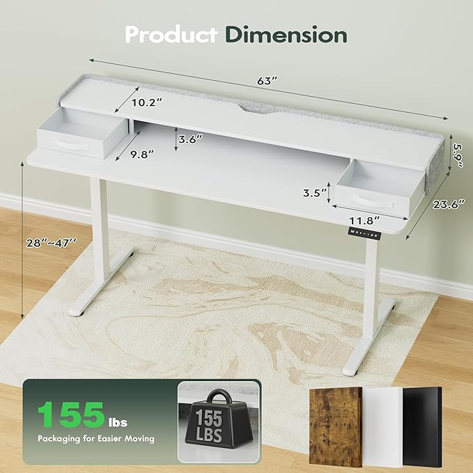 Homall Electric Standing Desk - Image 3