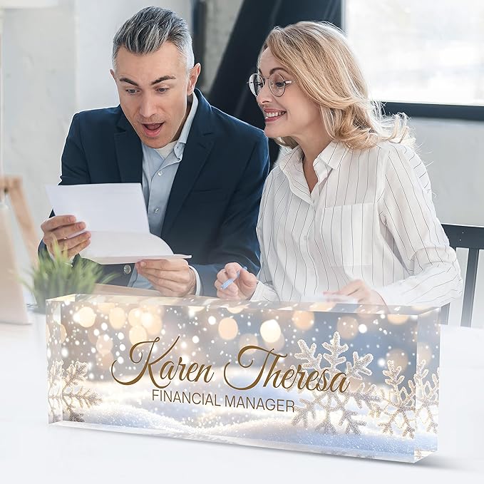 Custom Office Name Plate, Personalized Gifts - Image 5