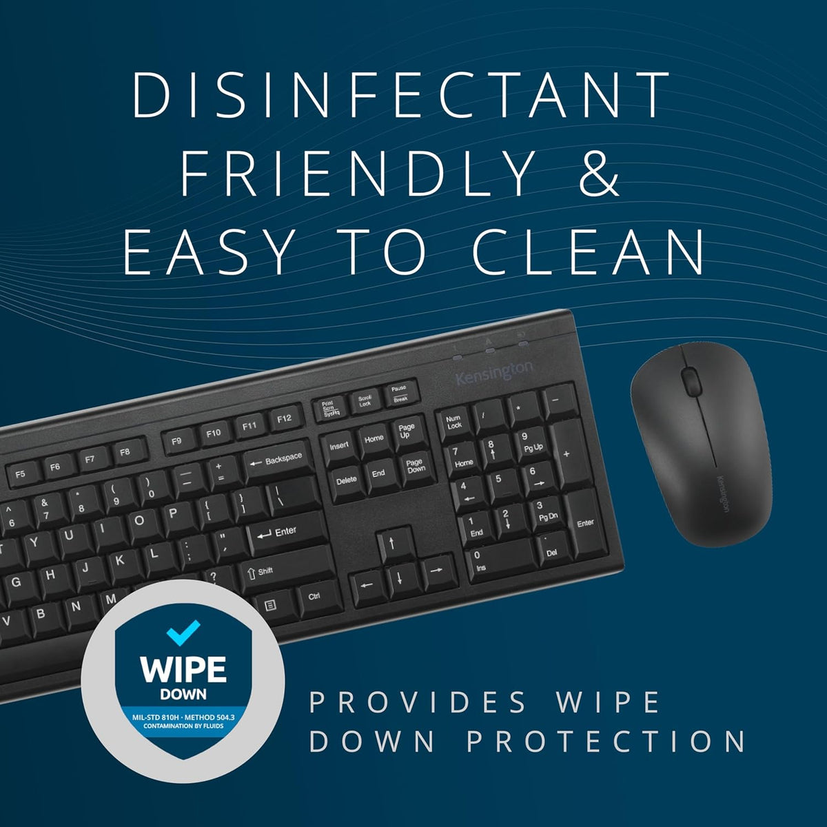 Kensington KM150 EQ Wireless Desktop Set, Wireless Keyboard & Mouse (K755...