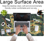 Cute Desk Pad Brown Green Forest Pixel Desk Mat Plant Mouse Pad XXL Large - Image 4