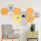12'' Medium Hexagon Cork-Bulletin Board Tiles Frameless 10 Pack Adhesive - Image 10