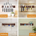 hoshanho magnetic knife strips, magnetic knife holder for, package contents