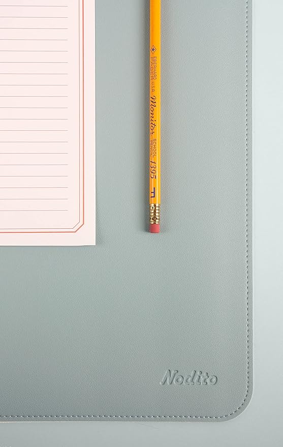 NODITO Dual-Sided Leather Desk Pad, Blotter - Image 6