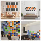 Amantech 12 Pack Acoustic Panels Self Adhesive Sound Proof Foam, High Density - Image 7