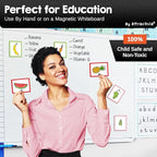 Attractivia Dry Erase Magnetic Labels 3.7 x 2.8 in, Color Borders, Medium Dry - Image 6