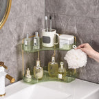 Trdongxu 2-Tier Corner Bathroom Organizer Countertop - Image 4
