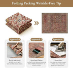 GENIMO 2x10 Runner Rugs for Hallway, Machine Washable Non Slip Vintage Rugs - Image 9