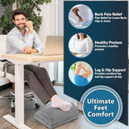 ComfiLife Foot Rest for Under Desk at Work – Adjustable Desk FootRest for - Image 3