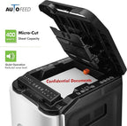 Aurora Commercial Grade 400-Sheet Auto Feed High-Security Micro-Cut Paper - Image 5