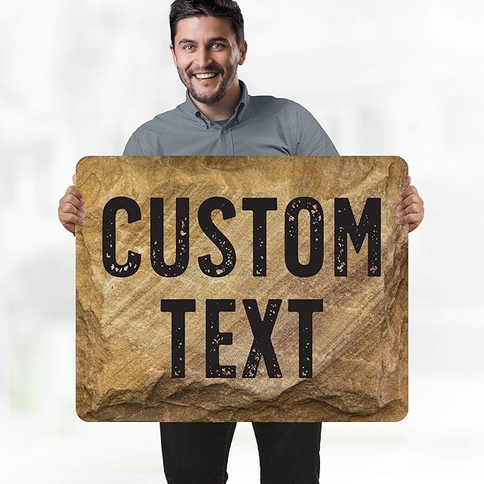 Custom Sign, Custom Street Sign, 11 Font Colors, 13 Font Styles, 4 Hole Options - Image 2