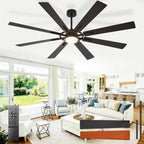 large ceiling fans with lights: modern 72 inch, main product view