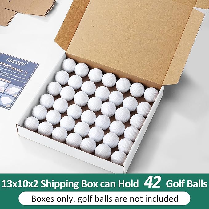 Eupako 13x10x2" White Shipping Boxes Corrugated Box Mailers 20 Pack Cardboard - Image 3