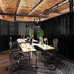 Folding Room Partition, Freestanding Privacy Divider, Portable Office Divider - Image 6