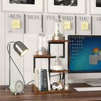 YMYNY Desktop Shelf Organizer, 4 Tier Storage Display Rack, Desk Shelf - Image 7