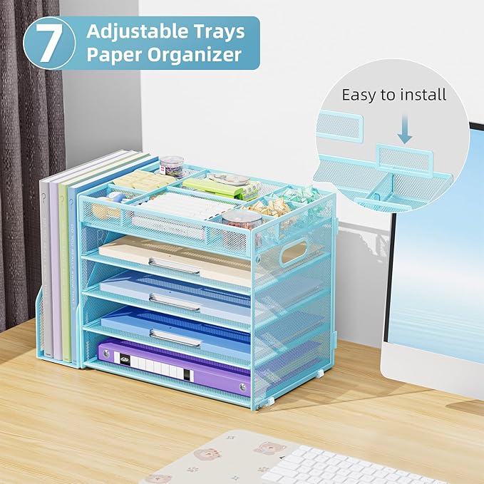 Marbrasse 5-Tier Desk Organizer - Image 4
