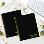 2027-2031 Monthly Planner, 5 Year Monthly Planner/Calendar 20276-2031, 60-Month Jan 2027 – Dec 2031, 9" x 11", Tabs, Double-Side Pocket, Holidays, Thick Paper, Polypropylene Cover - Black
