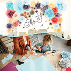 100 Sheets Blue Shimmer Cardstock 8.5 x 11 Metallic Paper, Goefun 80lb Card - Image 5