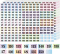 Starboling Garage Sale Stickers, 4050 Pcs 1/2" X 3/4" Yard Sale Price Labels, Rectangle Preprinted Price Labels for Flea Market