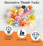 30 pcs Cat Paw Push Pins, Cute Animal Decorative Thumbtacks, Cartoon Drawing - Image 6