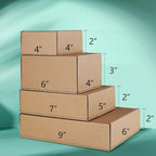 Eupako 9x6x2 Shipping Boxes Small Corrugated Cardboard Box - Image 4