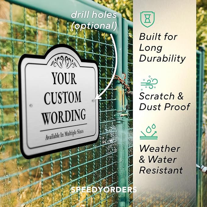 Custom Decorative Outdoor Metal Sign - Image 6