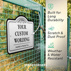 Custom Decorative Outdoor Metal Sign - Image 6