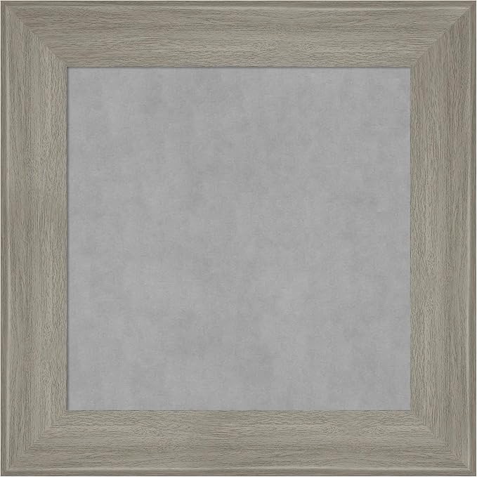 Amanti Art Grey Framed Magnetic Board 16x16 X-Small Vision Board by AmantiArt