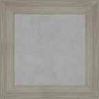 Amanti Art Grey Framed Magnetic Board 16x16 X-Small Vision Board by AmantiArt