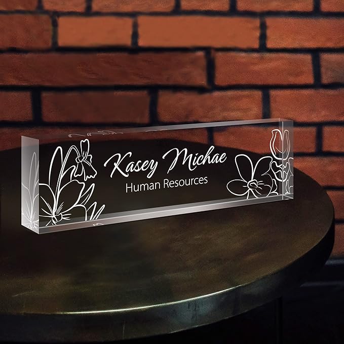 SalaGraphics Custom Engraved Acrylic Name Plates by SalaGraphics