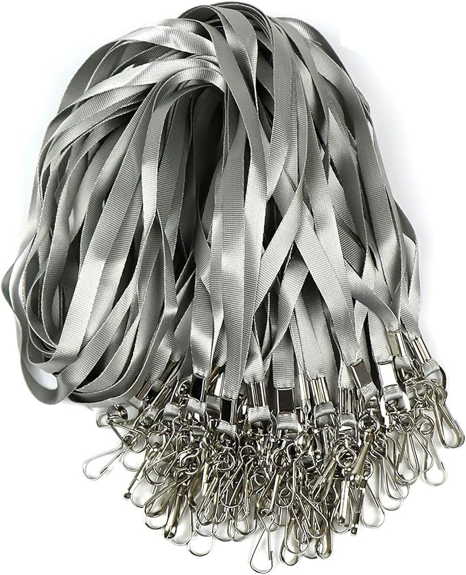 Beebel Gray Lanyard Bulk Lanyards by Beebel