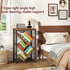 IBUYKE 5 Tier Tree Bookshelf, Small Desktop Bookshelf - Image 4