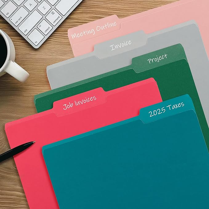 Color File Folders, 1/3-Cut Tabs, Letter Size - Image 7
