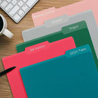 Color File Folders, 1/3-Cut Tabs, Letter Size - Image 7