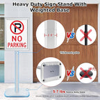 VAIIGO 3 Pack Heavy Duty Standing Sign Holder 11x17 Inch - Image 2